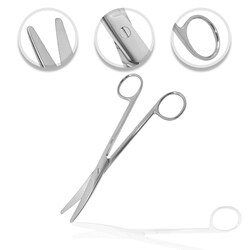 Surgical Design OR Grade Mayo Dissecting Scissors, Anti-glare 6.75 in. | Buy Online | Surgical Design&trade; | Fisher Scientific