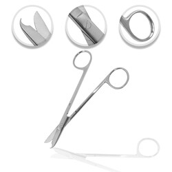 Surgical Design OR Grade Suture Removal Scissors, Anti-glare 5.5 in. | Buy Online | Surgical Design&trade; | Fisher Scientific