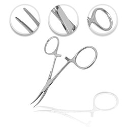 Surgical Design OR Grade Hartman Mosquito Hemostatic Forceps, Anti-glare Curved | Buy Online | Surgical Design&trade; | Fisher Scientific