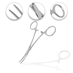 Surgical Design OR Grade Kelly Hemostatic Forceps, Anti-glare Curved | Buy Online | Surgical Design&trade; | Fisher Scientific
