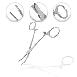 Surgical Design OR Grade Crile Hemostatic Forceps, Anti-glare Curved | Buy Online | Surgical Design&trade; | Fisher Scientific