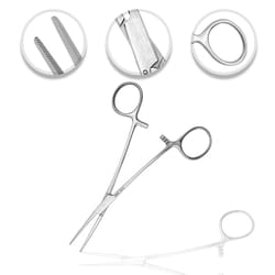 Surgical Design&trade;&nbsp;OR Grade Rankin Crile Hemostatic Forceps, Anti-glare