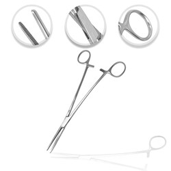 Surgical Design OR Grade Rochester Pean Forceps, Anti-glare 9 in. | Buy Online | Surgical Design&trade; | Fisher Scientific