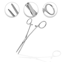 Surgical Design&trade;&nbsp;OR Grade Rochester Carmalt Forceps, Anti-glare