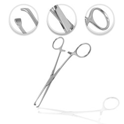 Surgical Design OR Grade Allis Tissue Forceps, Anti-glare 6 in. | Buy Online | Surgical Design&trade; | Fisher Scientific