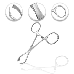 Surgical Design&trade;&nbsp;OR Grade Lorna Towel Clamp, Anti-glare