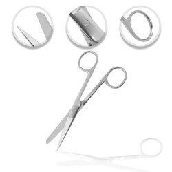 Surgical Design Or Grade Operating/Dissecting Scissors, Anti-glare 4.5 in. | Buy Online | Surgical Design&trade; | Fisher Scientific