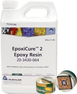 Buehler EpoxiCure 2 Resin, 64oz [1.9L], Quantity: Each of 1