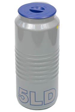 Structure Probe Inc Liquid Nitrogen Dewar, 5 liter, Neck Diameter 5.6 inch,