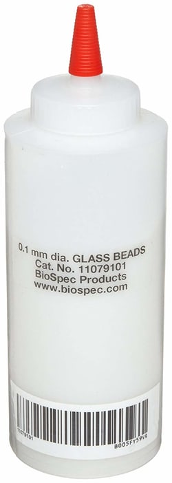 BioSpec Products 0.1 mm Glass Beads 1 lb bottle, Quantity: Each of 1