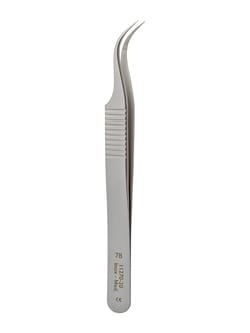 Fine Science Tools Dumont #7b Forceps, Curved, 0.17 x 0.1 mm, Inox, 11 cm