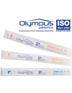 Genesee Scientific Corporation&nbsp;Genesee Scientific 5 ML Serological Pipets, Sterile, DNase/RNase Free, Optical Grade Polystyrene, 5 ml