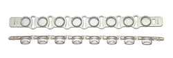 USA Scientific Inc 8-cap strip for 0.2 mL tubes and plates, optical flat top, natural