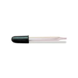 Daigger Glass Eye Droppers Tapered 70mm 2ml Bulb 72/pk, Quantity: Pack