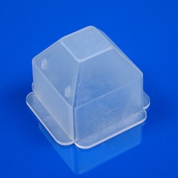 Polysciences, Inc. Peel-a-Way Embedding Mold (Truncated - T12).  Disposable paraffin molds designed to  in.Peel-a-Way in. from the solidified embedded block.