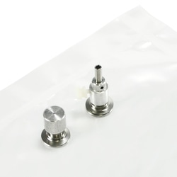 SKC Inc Tedlar Sample Bags, 1 Liter, Dual Stainless Steel Fittings, Quantity: