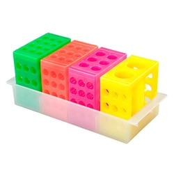 USA Scientific Inc Totally Tubular system, mixed neon colors, Quantity: