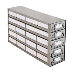 USA Scientific Inc 20-place (4 x 5) upright freezer sliding rack for 2