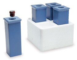 Market Lab Cool Cube, 1.5"W x 1.5"L x 4.5"H, 10 mL Tubes, 4/pk, Quantity: