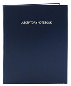 Book Factory LLC LAB NOTEBOOK 168 BL GRID PGS, Quantity: Each of 1