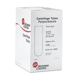 Beckman Coulter TUBES PC 1 X 3-1/2 (BOX-25), Quantity: Pack of 25