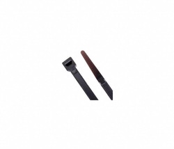 Grainger 7.9"ZIP TIE BLACK 100 PK, Quantity: Pack of 100