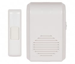 Grainger Wireless Doorbell Chime w/Receiver, Quantity: Each of 1