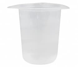 Grainger Plastic Disposable Beaker, 2 to 400mL, 100/pack