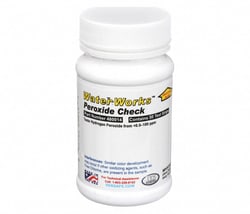 Grainger Test Strips, Peroxide, 1-100 ppm, 50 pack