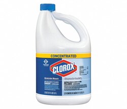 Grainger Germicidal Bleach, 121 oz Cleaner Container Size, Jug Cleaner