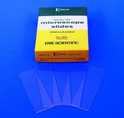 Andwin Scientific Microscope Glass Slides-Esco: Microscope Slide, Plain End: 1.2 mm Thick, 25x75, 144/pk