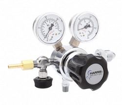 Grainger Specialty Gas Regulator, Laboratory, Oxygen Gas Service, Single Stage