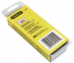 Grainger Razor Blade 1-1/2 W PK100