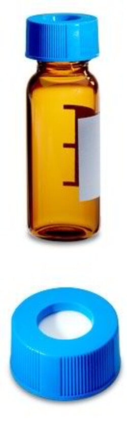 Waters Corp LCMS Certified Amber Glass 12 x 32 mm Screw Neck Vial, with