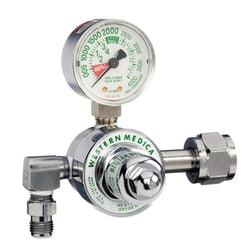 PTSOLUTIONS Oxygen Single Stage flow gauge regulator 2-15 LPM, Quantity: