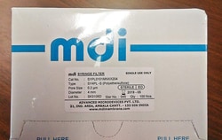 MDI Membrane FLTR MDI PES 4MM 0.2 EO 100PK, Quantity: Pack of 100