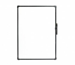 Grainger Gloss-Finish Plastic Dry Erase Board, Wall Mounted, 16 inH x 22