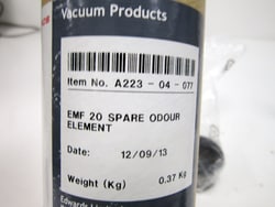 Scientific Instrument Services Inc Odor Filter Element for Edwards EMF20
