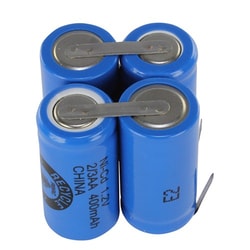 Pipette Supplies, Inc. 4 cell battery pack 1.2V Ni-Cd, 400mAh, Quantity: