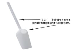Research Products International Corp Sterile Sampler Scoops, 2 Ounce Capacity, 100 per Case