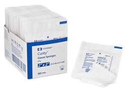 McKesson General Medical Gauze Sponge Curity Gauze 8-Ply 2 X 2 Inch Square