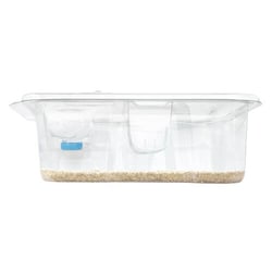 Innovive Inc Mouse cage bottom for use with Innovive IVC or static mouse lids, prefilled with 1/8
