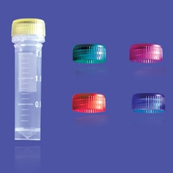 USA Scientific Inc&nbsp;2.0 mL self-standing screw cap tube, mixed color caps