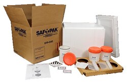 Saf T Pak Inc STP-340R - Category B / Exempt Insulated Shipping System (UN3373), Frozen w/ Reusable Secondary Pressure Vessel
