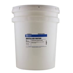 Research Products International Corp Distilled Water, Laboratory Reagent Grade, 5 Gallon Bucket