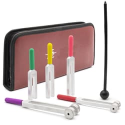 Surgical Design&trade;&nbsp;Color-Coded Tuning Fork Set With Neurological Hammer