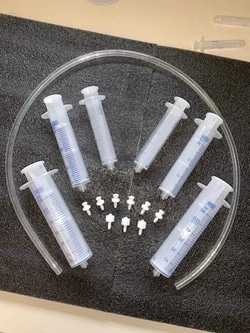 New Era Pump Systems Inc Syringe Kit Large syringes with tubing and parts,