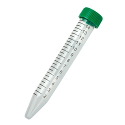 Quality Biological Inc 15ml Centrifuge Tube & Cap - Non-sterile, (Caps and Tubes Packed Separately), Bag, 500 Tubes and 500 Caps/CS
