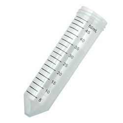 Quality Biological Inc 50ml Centrifuge Tube only, Conical Bottom - Non-sterile, Bag - 500/CS