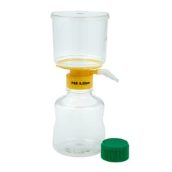 Quality Biological Inc 500mL Filter System, PES, 0.22um, 75mm, Sterile,